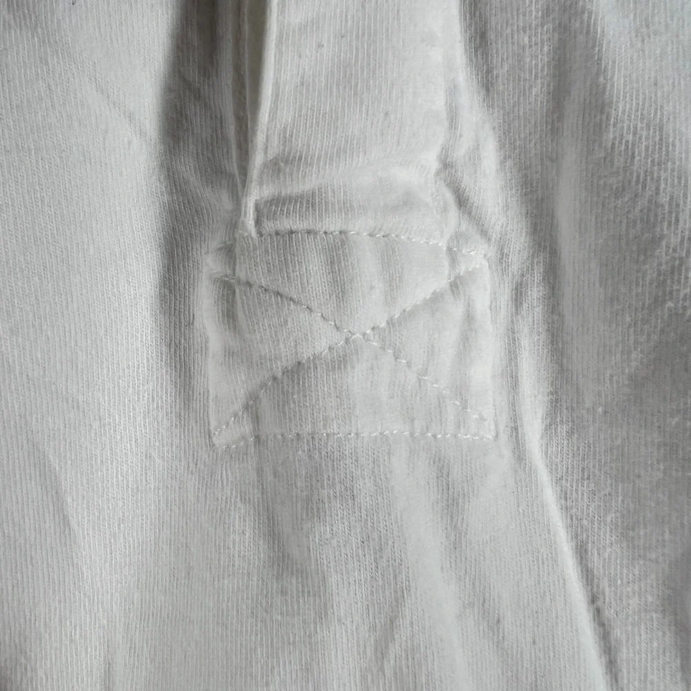 Vintage Polo Ralph Lauren Rugby Shirt Mens Medium White Short Sleeve Knit